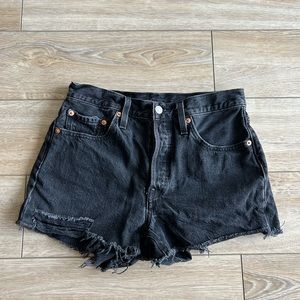 Levi’s 501 high rise shorts